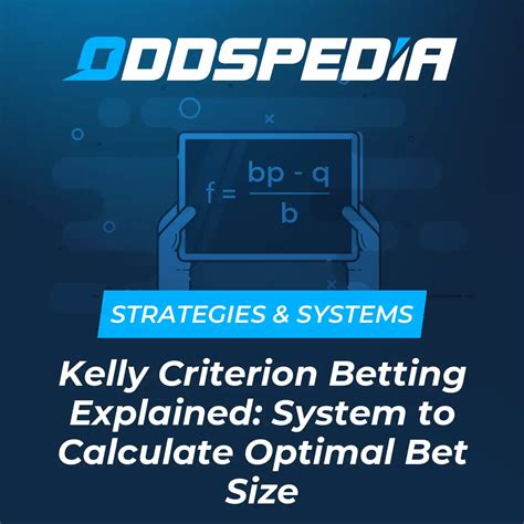 kelly criterion sports betting|Kelly Criterion Calculator .